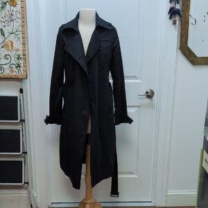 Universal Standard Size 0 Black Tirsa Trench Coat